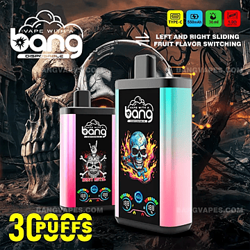 Bang Disposable 300000 Puffs multi-flavor disposable vape with sliding flavor switching