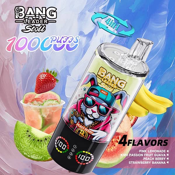 Bang Leader Stroll – jednorazowy vaporizer o pojemności 100 000 zaciągnięć, z wieloma smakami i konstrukcją 4 w 1