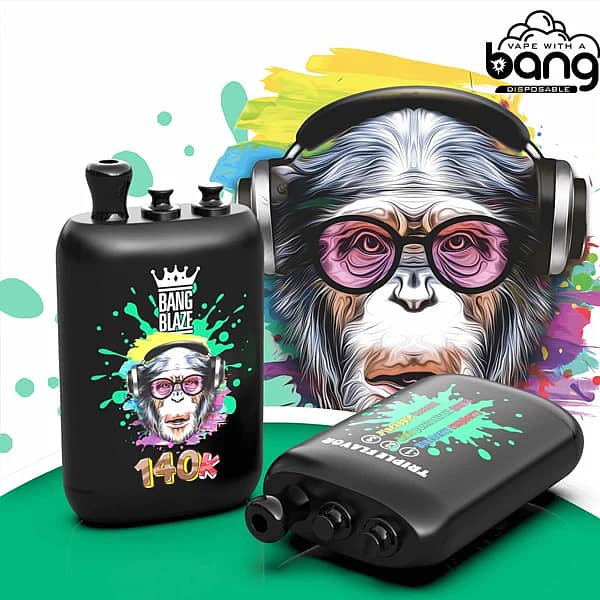 Bang Blaze – jednorazowy vape o pojemności 140 000 zaciągnięć z potrójnym smakiem i konstrukcją 3 w 1