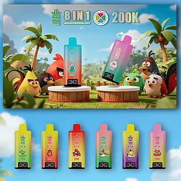 Bang King 200K Puffs 8 in 1 flavor design disposable vape