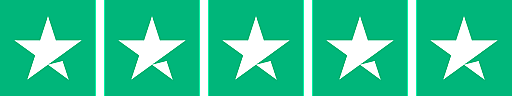 Five white stars on a green background