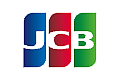 JCB logo with white text on blue, red, and green vertical panels